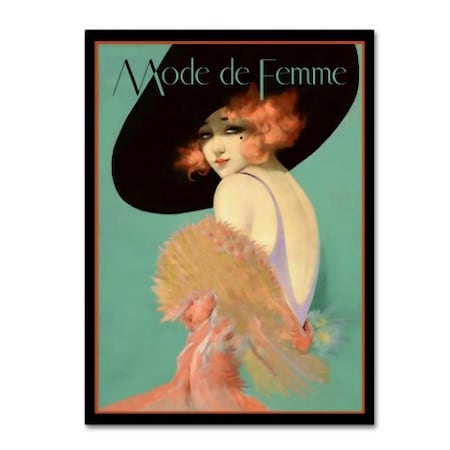 Vintage Lavoie 'Fashion Women 27' Canvas Art,35x47